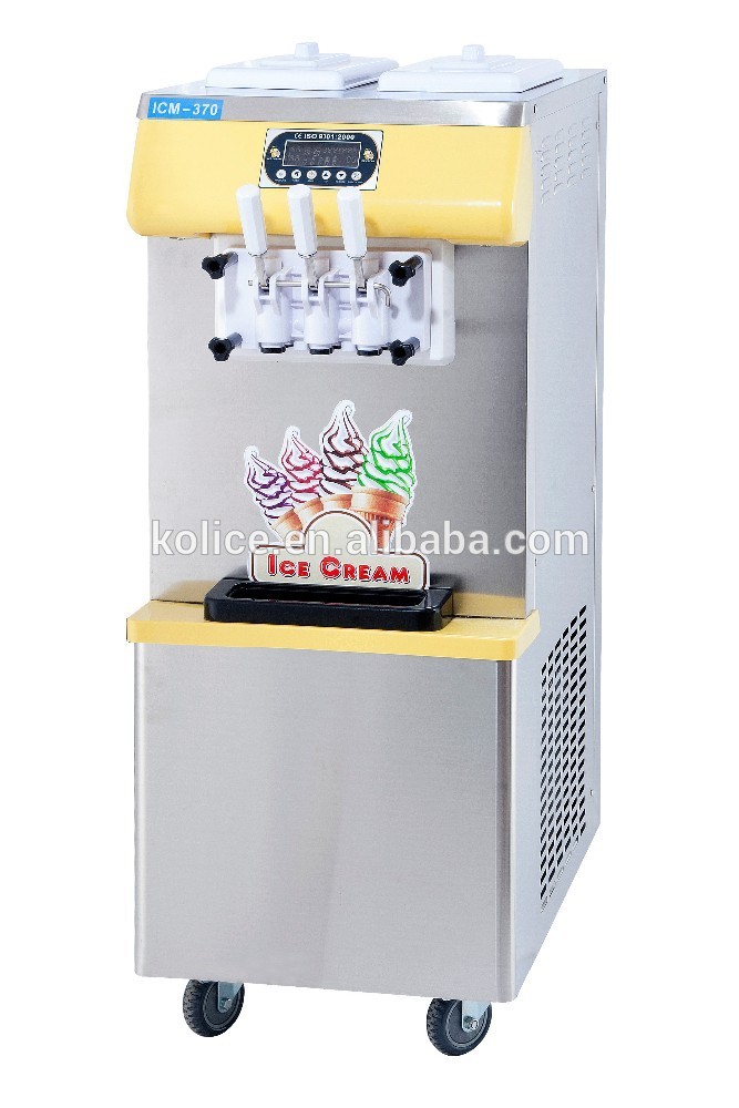 熱い販売のce3色・3つの味のアイスクリームマシン-軽食機械問屋・仕入れ・卸・卸売り