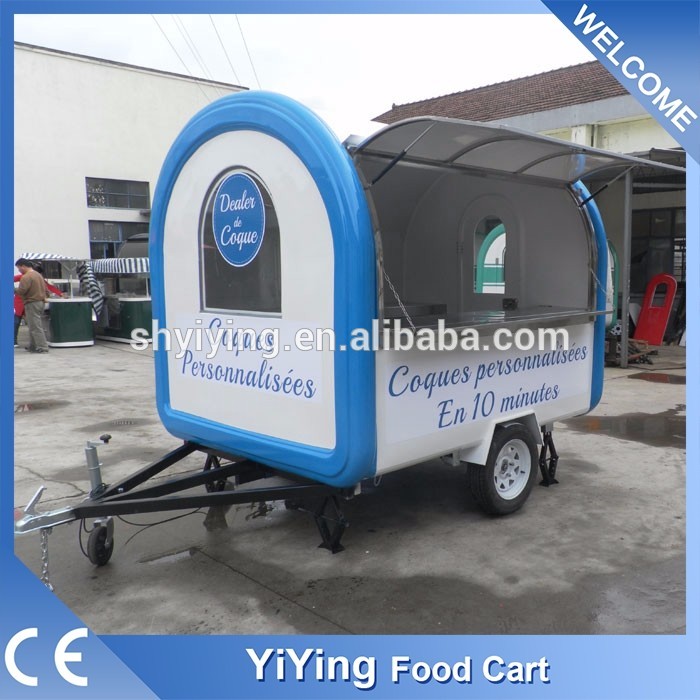 YY-FR220B 2016新しい携帯食品カートは最高の中国携帯プロフェッショナルファーストフードトラック用販売-軽食機械問屋・仕入れ・卸・卸売り