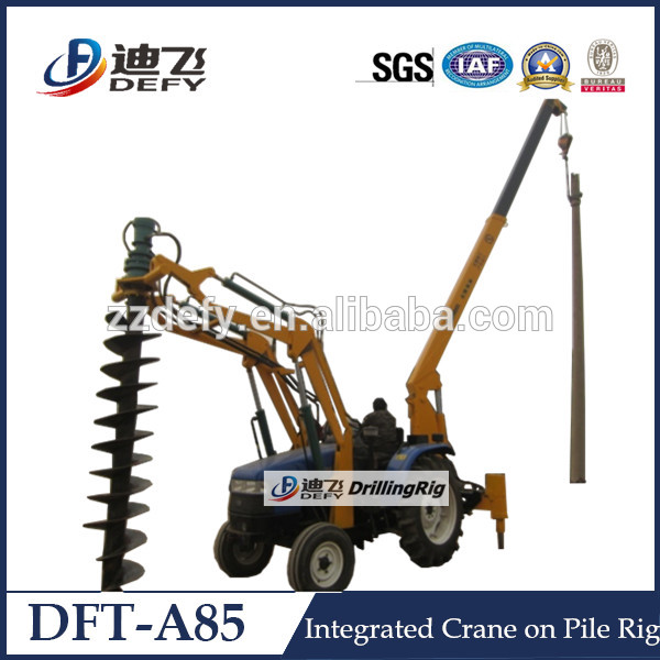 特許製品!!! 新しい到着のdft-a85搭載されるパワーポール勃起クレーンマシン-くい打ち機問屋・仕入れ・卸・卸売り