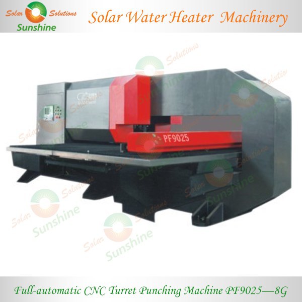 太陽熱温水ヒーター生産ライン/機械全自動cncタレットパンチングマシンPF9025-8G-打つ機械問屋・仕入れ・卸・卸売り