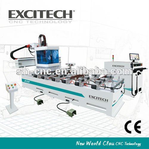 最高の販売の-- シングルアームウッドcncルータe6- 1230d-- excitechネスティング木工切削彫刻machieryrouteringマシン-マシニングセンター問屋・仕入れ・卸・卸売り