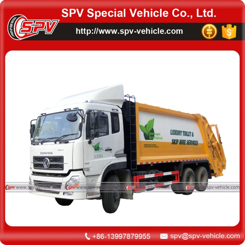 中国有名なブランドシャーシ東風20cbmごみコンパクタトラック-清掃車問屋・仕入れ・卸・卸売り