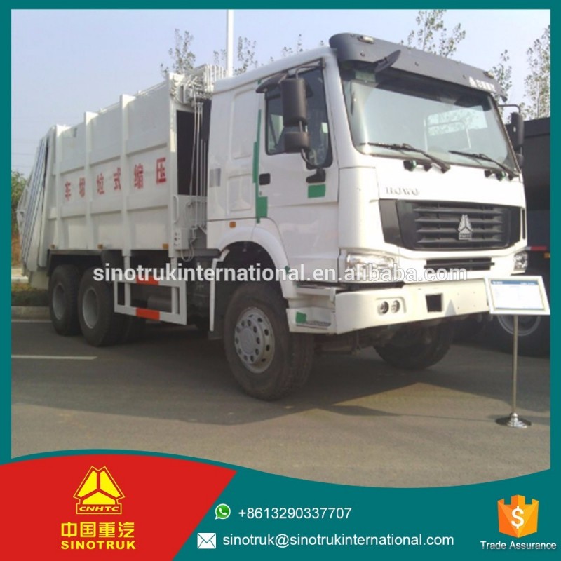 高品質工場価格sinotruk howo 6*4、左ハンドル車運転スタイル8 t容量ごみコンパクタトラック用販売-清掃車問屋・仕入れ・卸・卸売り