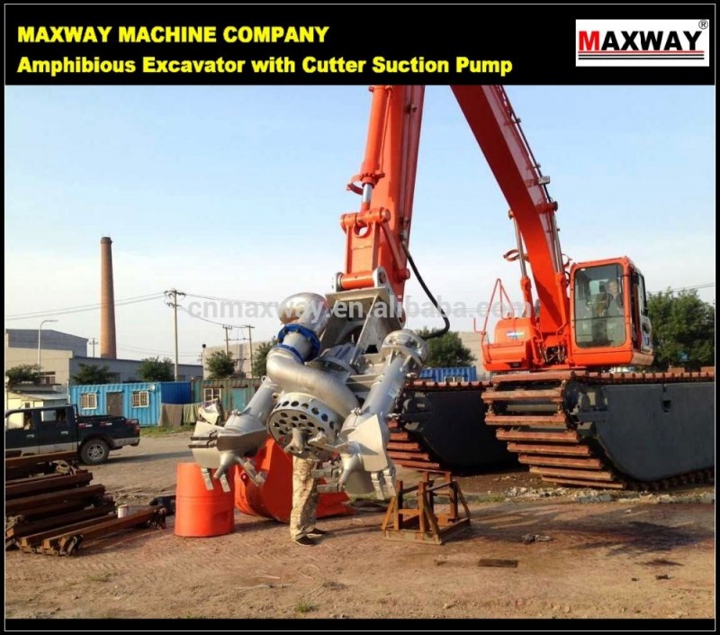 会社の新製品〜maxwayマシン安い水中カッターサクション浚渫ポンプ増分ショベル、 ce/iso: 9001-掘削機問屋・仕入れ・卸・卸売り