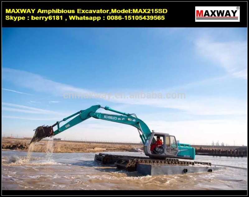 2016新しい中国安い深い水ショベルでサイドポンツーン、 Ce/epa/iso: 9001/ccc、 モデル: MAX215SD-問屋・仕入れ・卸・卸売り