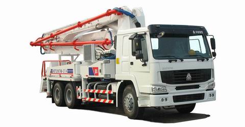 howoコンクリート混合ポンプマシン25m10輪車トラック-コンクリートポンプ問屋・仕入れ・卸・卸売り