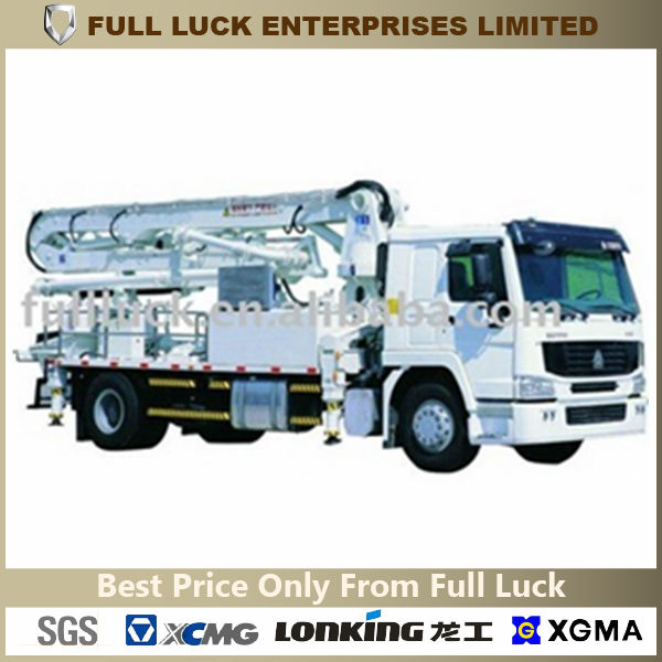 Fl5282thb125-3722m-44mトラック- はコンクリートポンプをマウント-コンクリートポンプ問屋・仕入れ・卸・卸売り