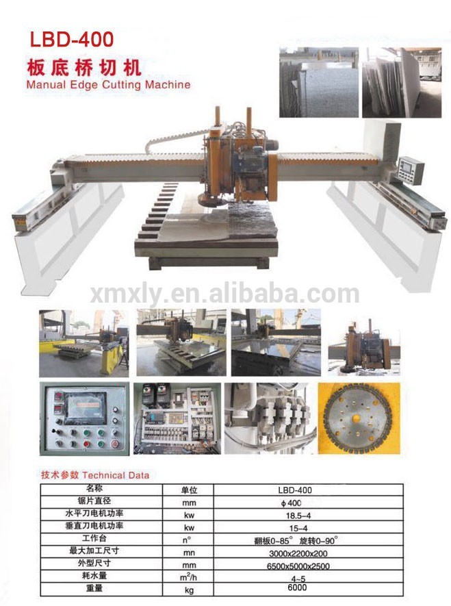 LBD-400自動ブリッジダブル400ミリメートル刃切削鋸-石造りの機械類問屋・仕入れ・卸・卸売り