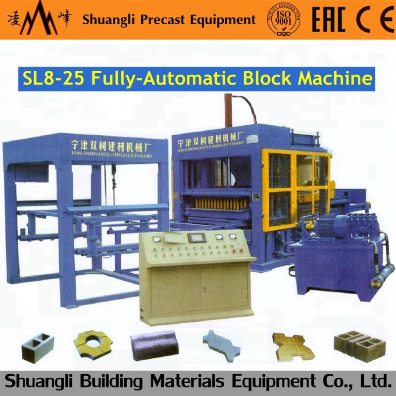 Qtj4-25セメント中空ブロックマシン自動を作る具体的なインターロックレンガマシンペーバーのブロックのサプライヤー-レンガ製造機械問屋・仕入れ・卸・卸売り