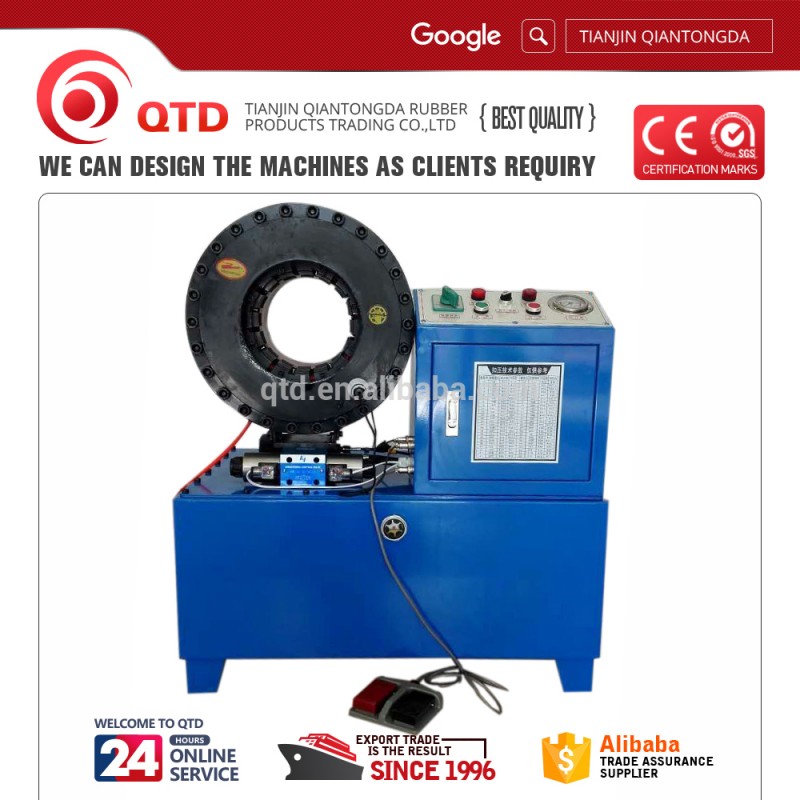 QTD102熱い販売ホースクリンパー/ 4 '油圧ホース圧着機用販売-パイプ製造機械問屋・仕入れ・卸・卸売り