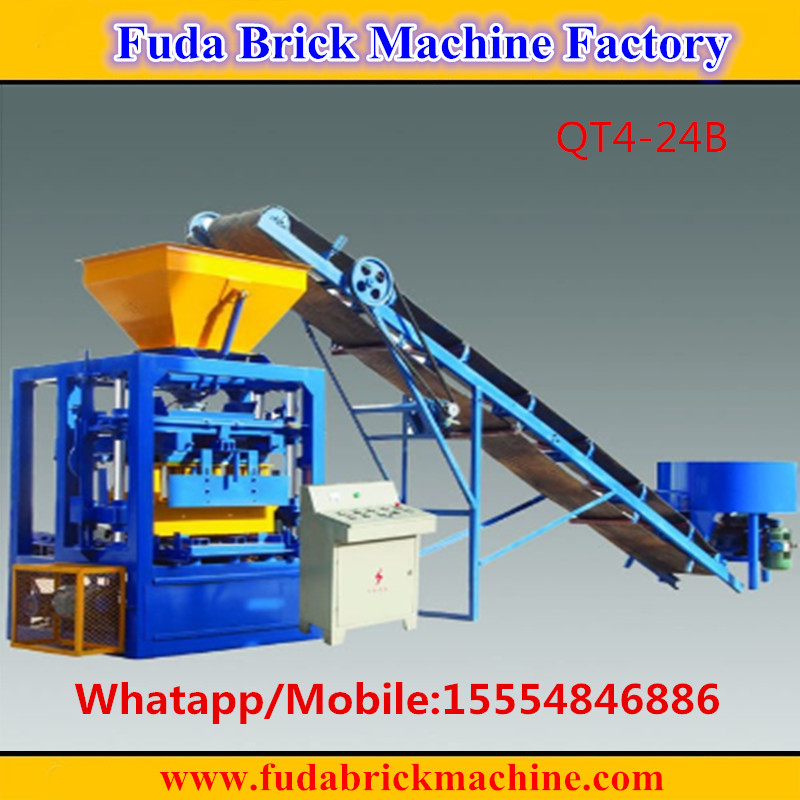 QT4-24B半自動中空ブロックマシン-レンガ製造機械問屋・仕入れ・卸・卸売り