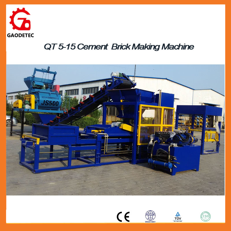 Qt5-15完全自動ブロック製造生産ライン連動セメントブロック製造機-レンガ製造機械問屋・仕入れ・卸・卸売り