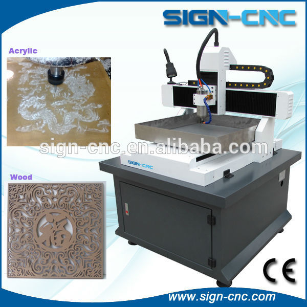 1.5kw手頃な金属金型趣味cncルータ600*600ミリメートル(サインcnc)-金属彫刻機械問屋・仕入れ・卸・卸売り