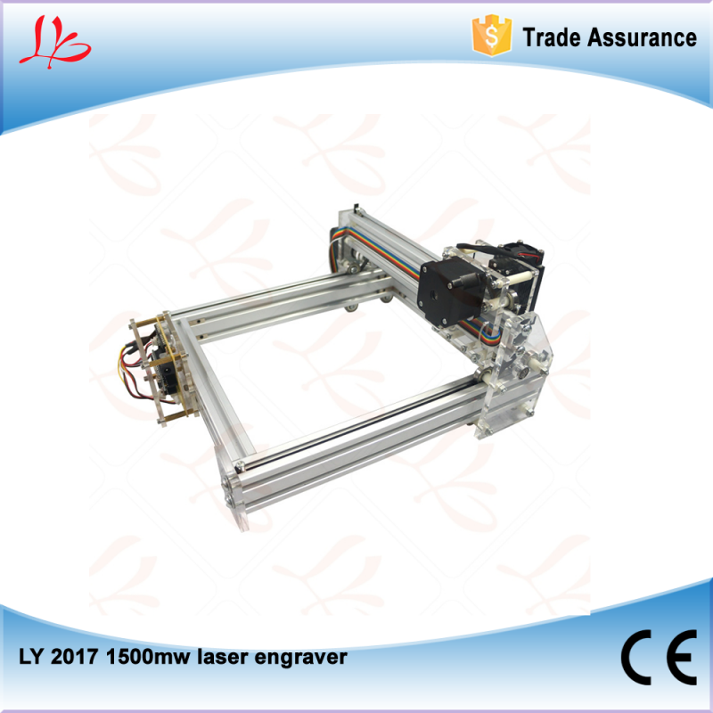 Ly 2017 1500メガワットブルーバイオレットミニdiyレーザー彫刻icマーキングプリンタ-レーザーの彫版機械問屋・仕入れ・卸・卸売り