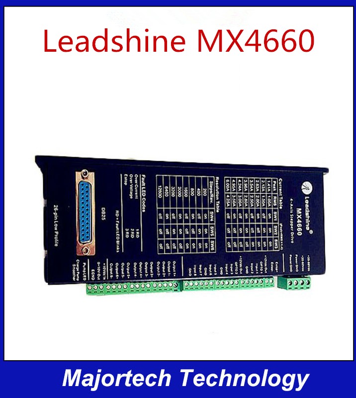 6一般的なデジタル出力モータドライバMX4660 4軸dspベースのデジタルステッピングドライブ最大60 vdc/6.0a-レーザー機器部品問屋・仕入れ・卸・卸売り