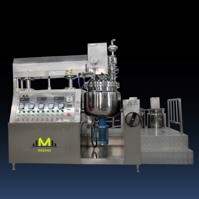 MZH-V 100l高品質miziho工場供給100リットルフェイスファンデーションクリーム乳液リフティング真空均質化乳化剤-化粧品生産設備問屋・仕入れ・卸・卸売り
