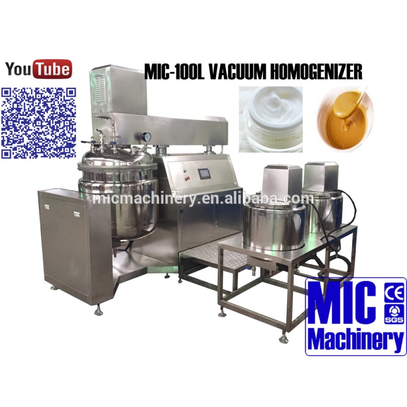Micmachinery MIC-100L ce標準化粧品ボディクリーム製造機で高速ホモ·ヘッド-化粧品生産設備問屋・仕入れ・卸・卸売り