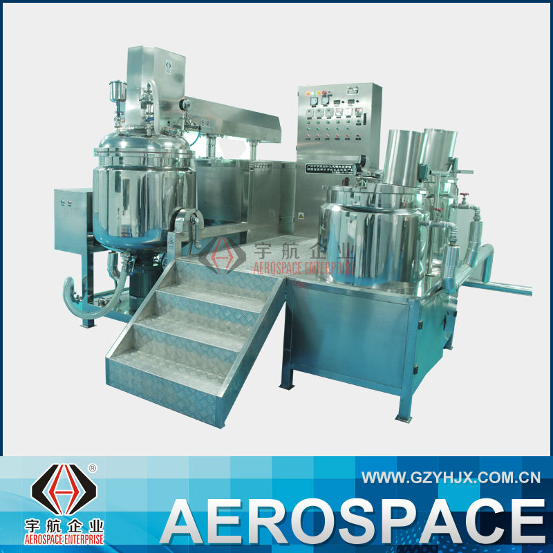 底付き空気圧ミキサー真空ホモジナイザー-化粧品生産設備問屋・仕入れ・卸・卸売り