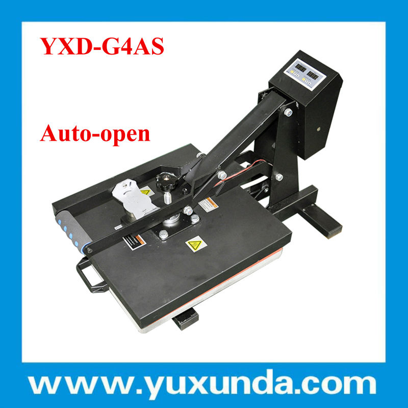 Yuxundag4asオート- オープンと薄く切り取る高圧トンシャツ熱プレス機械、-熱伝達装置問屋・仕入れ・卸・卸売り