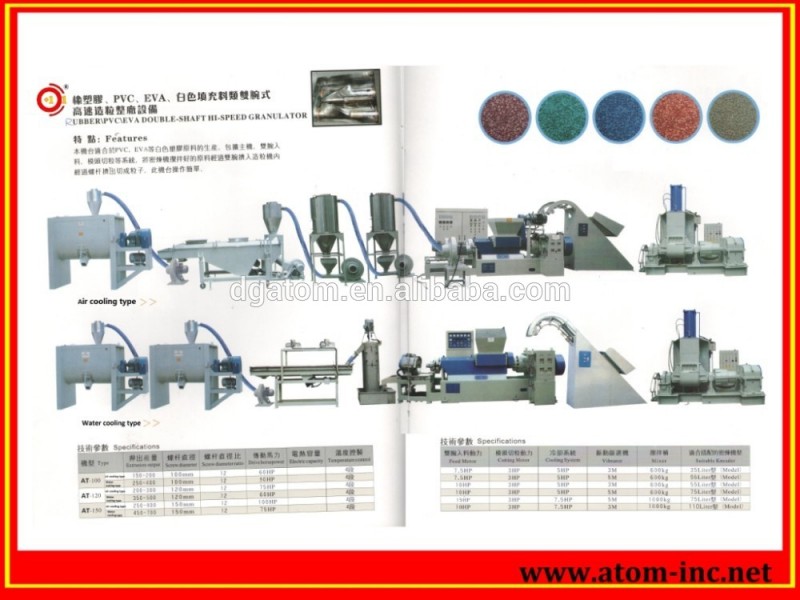 エヴァ押出機二重肘のマシンのライン-造粒機問屋・仕入れ・卸・卸売り