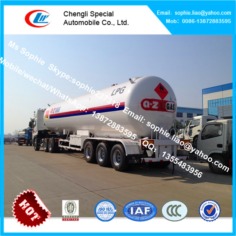 24.57 t 3車軸lpg半トレーラー585000L lpgタンクトレーラーlpgタンカートレーラー用ナイジェリア-圧力容器問屋・仕入れ・卸・卸売り