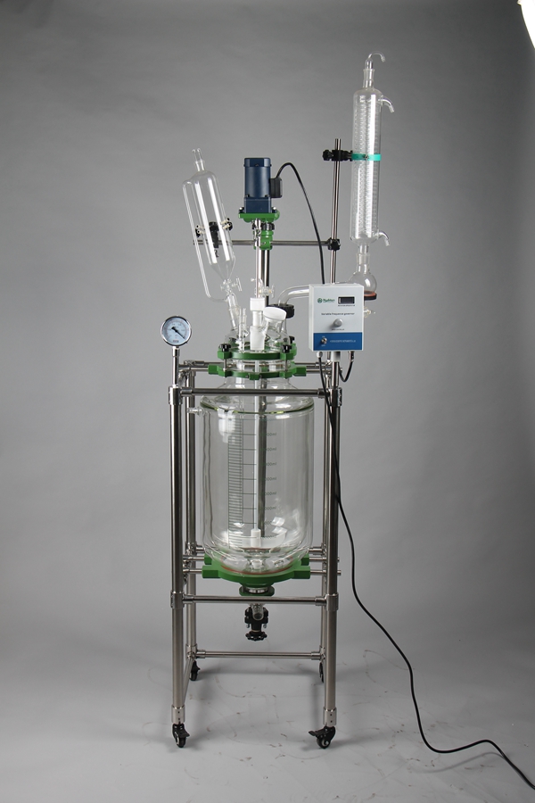 ホット販売20l 50l 100l付きガラス反応器-リアクター問屋・仕入れ・卸・卸売り