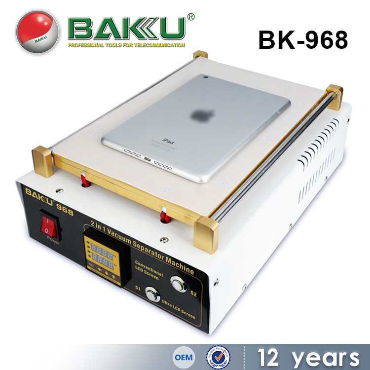 新しいデザインbaku BK-968大きな液晶タッチスクリーンガラス2で1デジタルセパレーター機用携帯電話液晶-選別装置問屋・仕入れ・卸・卸売り