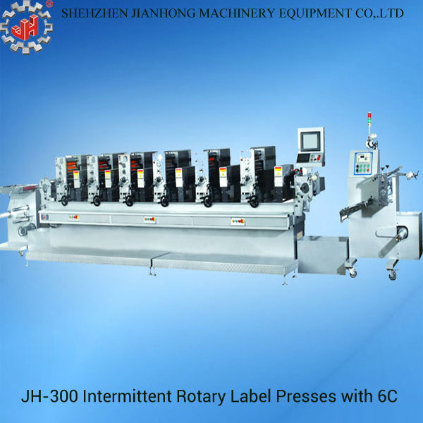 JH-300 6色高速automaitc間欠活版フレキソロータリーラベル印刷機-グラビア印刷の印字機問屋・仕入れ・卸・卸売り