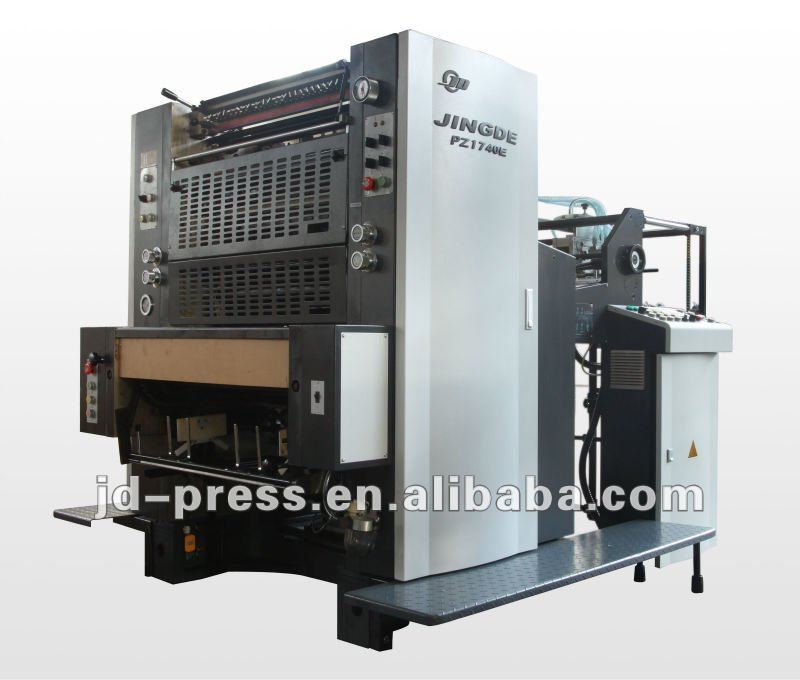 新しい良い品質フラットベッド1色パンフレットの広告pz1740e中国でオフセット印刷機-オフセットプリンター問屋・仕入れ・卸・卸売り