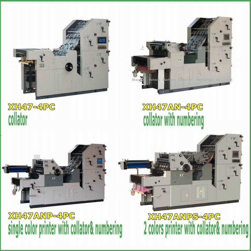 Ixh47/56anps-4pcダブルカラーデジタル印刷ナンバリングと照合機-オフセットプリンター問屋・仕入れ・卸・卸売り