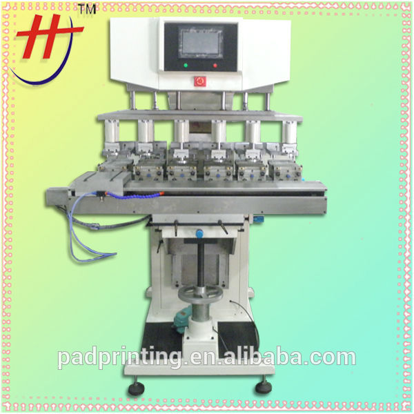 熱い販売の精度hp-300fy中国6色パッド印刷インクカップと安全ヒシャトル-パッドプリンター問屋・仕入れ・卸・卸売り