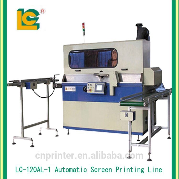 耐久性と新しいlc-120al-1自動スクリーン印刷ラインのための円形または楕円形のボトル-スクリーンプリンター問屋・仕入れ・卸・卸売り