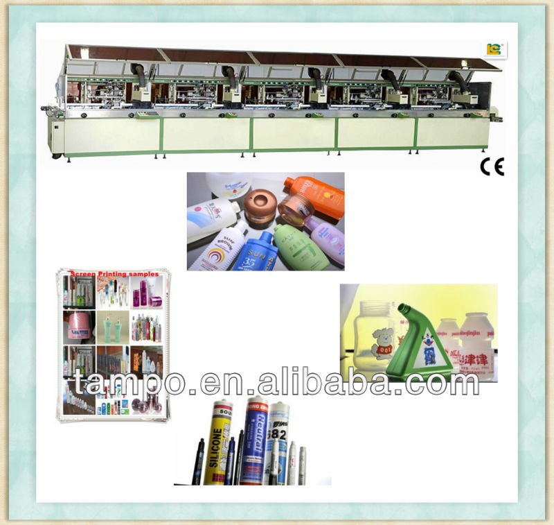 マルチ- 色自動スクリーン印刷機械lcb-120uv-5-スクリーンプリンター問屋・仕入れ・卸・卸売り