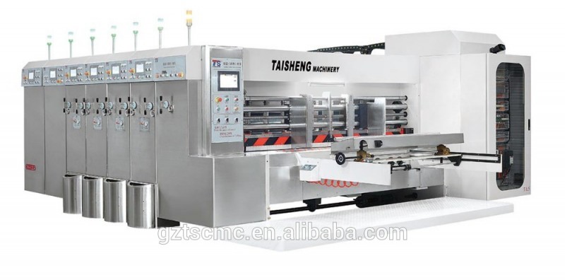 Ts-1224高- 速度自動フレキソプリンタースロッターダイ- カッターカートンのマシン、 カートン印刷機-フレキソ印刷プリンター問屋・仕入れ・卸・卸売り