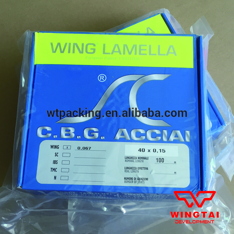 イタリア翼ラメラ 1.3*0.067 ミリメートル cbg acciai 120m-印刷機械用部品問屋・仕入れ・卸・卸売り