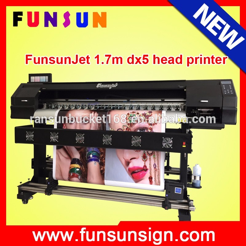大判1440 dpi funsunjet FS-1700H 1.7メートルフレックス印刷機でdx5ヘッド用ビニールステッカー印刷-インクジェット・プリンタ問屋・仕入れ・卸・卸売り