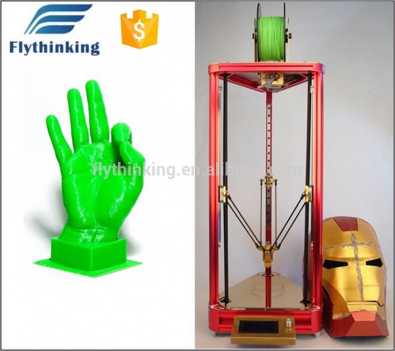 Flythinking卸売3dプリンタkossel 1.75ミリメートルabs pla 3d印刷機-デジタル・プリンタ問屋・仕入れ・卸・卸売り