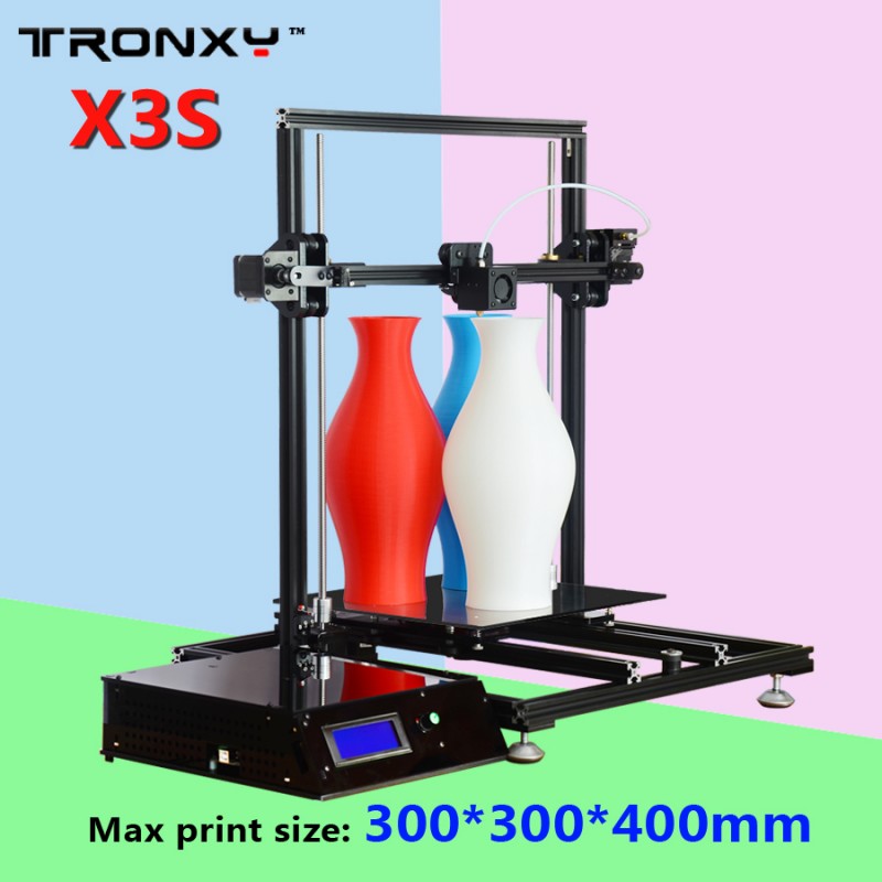 X3s卸売価格diy 3dプリンタ機大型プリントサイズデスクトップ3d 300*300*400ミリメートル-デジタル・プリンタ問屋・仕入れ・卸・卸売り