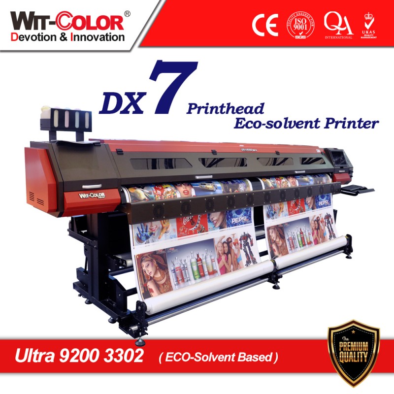 ウィット色超9200 3302使用dx7プリントヘッドプリンタ3.2メートルバナービニールステッカー印刷機-インクジェット・プリンタ問屋・仕入れ・卸・卸売り