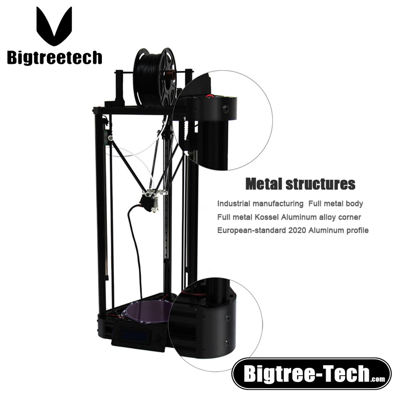 3dプリンタ部diy 3dメタルプリンタkosselプーリーガイドレール大印刷サイズ3d-デルタフル自己組立bigtree-デジタル・プリンタ問屋・仕入れ・卸・卸売り