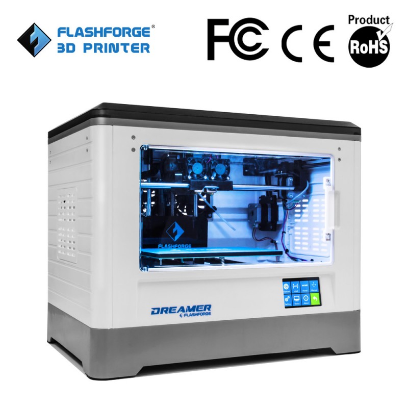 2016 flashforge夢想購入3d印刷機デュアル押出機abs plaフィラメントデジタル印刷機wifi安い3dプリンタ-デジタル・プリンタ問屋・仕入れ・卸・卸売り