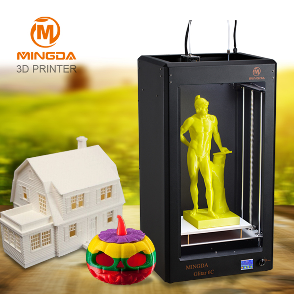 高解像度mingda( 社)産業3dプリンタのマシンデジタル大判3dプリンタの価格( 300*200*600mm)-デジタル・プリンタ問屋・仕入れ・卸・卸売り