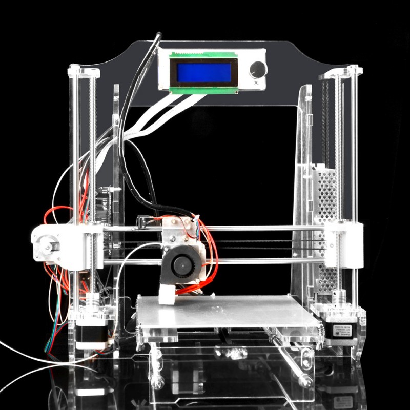 2016トップ販売にupgrated diy 3dプリンタ機デスクトップfdm reprap prusa i3 3dプリンタキット大サイズ印刷アルミ温床-デジタル・プリンタ問屋・仕入れ・卸・卸売り