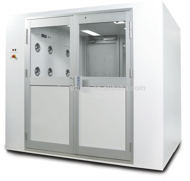 実験室ステンレス鋼ポータブル二つ自動ドアポータブルエアシャワークリーンルーム-エアシャワー問屋・仕入れ・卸・卸売り