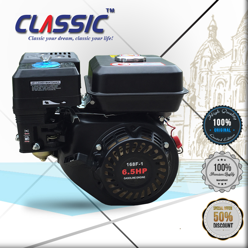 クラシック(中国) 196cc ohvガソリンエンジン用販売、ガソリンエンジンモデル168f、6.5hp 168fエンジン電気スタートとリコイルスタート-機械類エンジン問屋・仕入れ・卸・卸売り