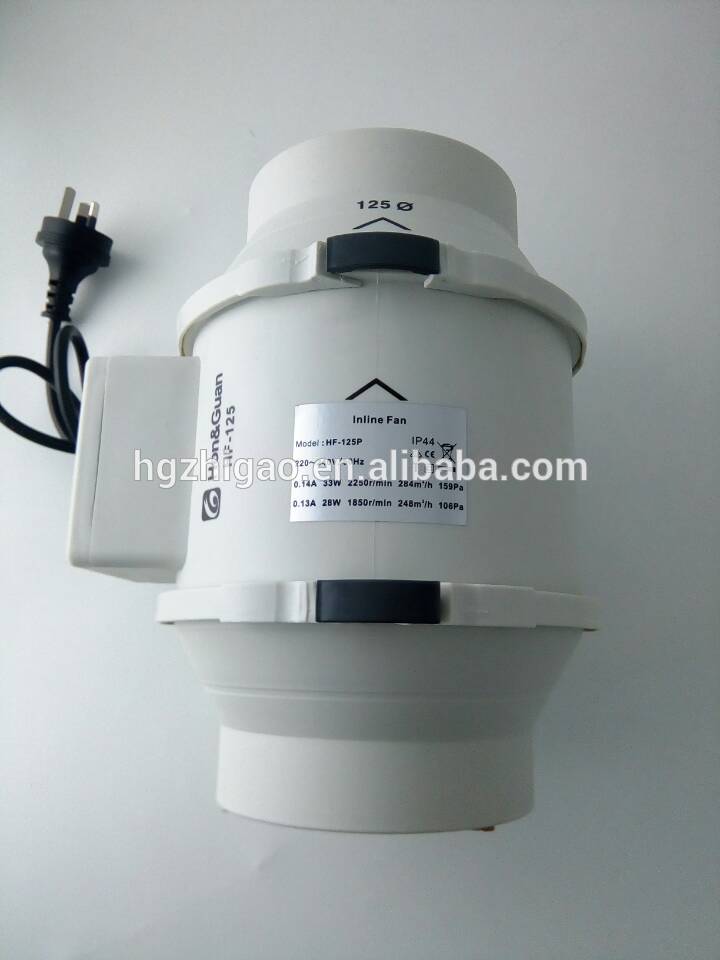 低ノイズ混合の流れ5 'インチインラインダクトファン送風機-他の換気扇問屋・仕入れ・卸・卸売り