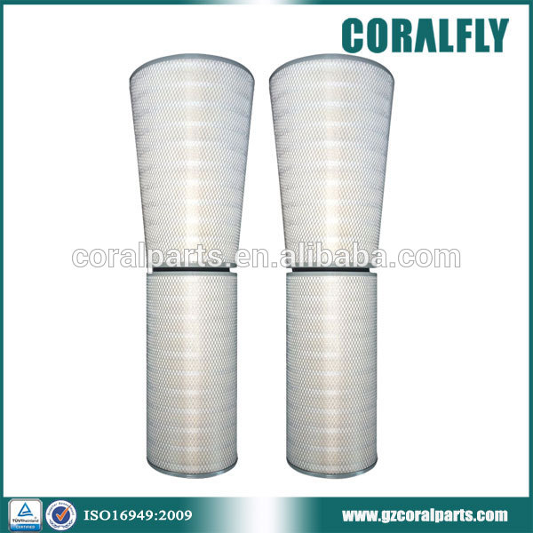 coralflyf9円筒形と円錐形ガスタービンの吸気口フィルター-エアフィルター問屋・仕入れ・卸・卸売り