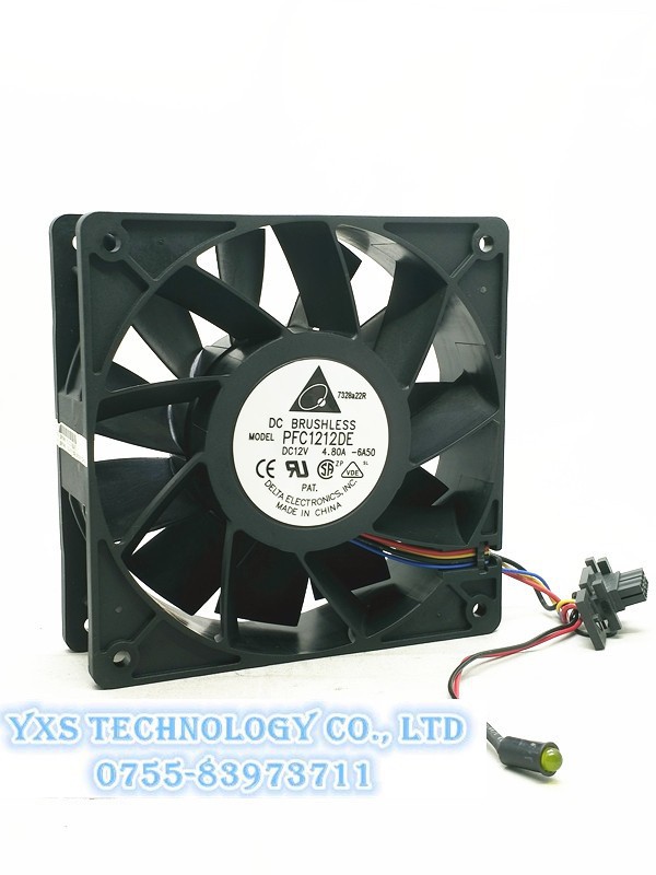 新しいと元のデルタ1203812v4.8apfc1212de12cm大ボリューム暴力デュアルボールファン-軸流れファン問屋・仕入れ・卸・卸売り