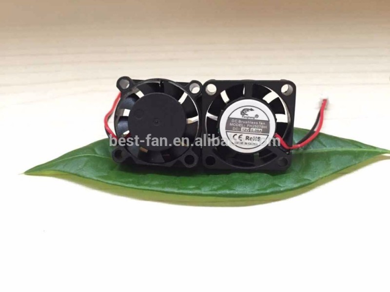 3ボルト5ボルト9ボルト12ボルト25*25*07ミリメートルミニファン、DC2507coolingファン[中国製]-軸流れファン問屋・仕入れ・卸・卸売り