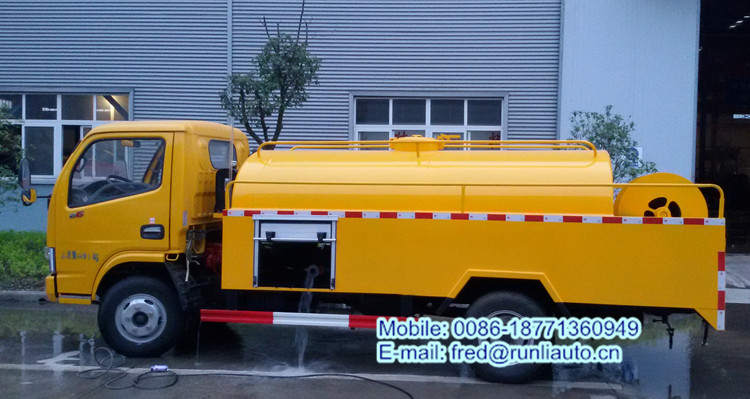 工場付属dfac 4*2 3360L下水道噴射トラック下水道クリーニングトラック車両用販売-高圧洗剤問屋・仕入れ・卸・卸売り